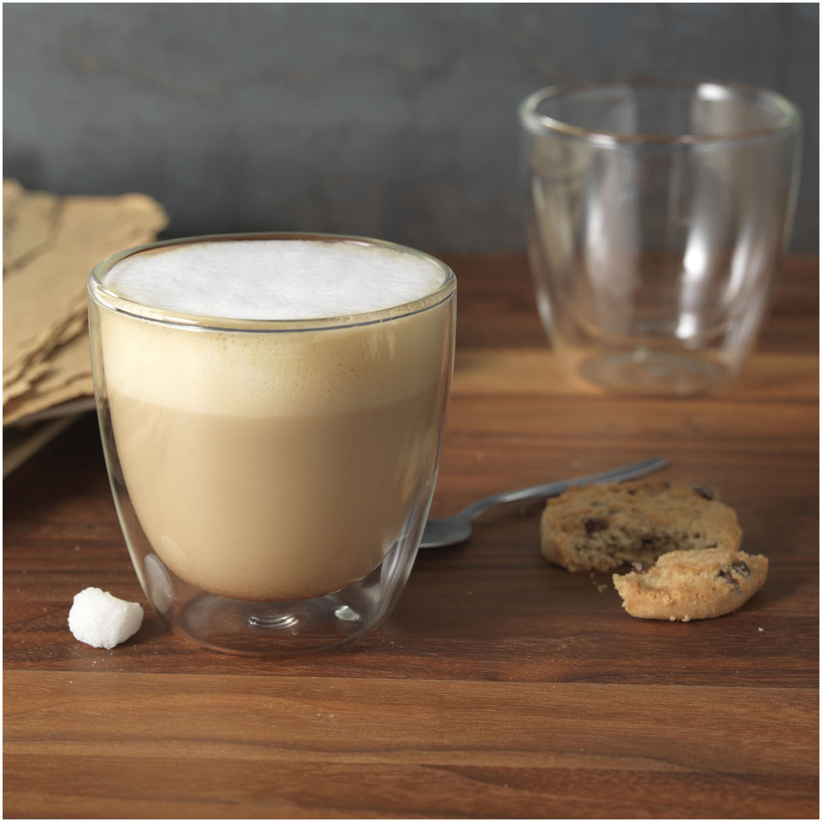 Boda 2-delars kaffeset i glas