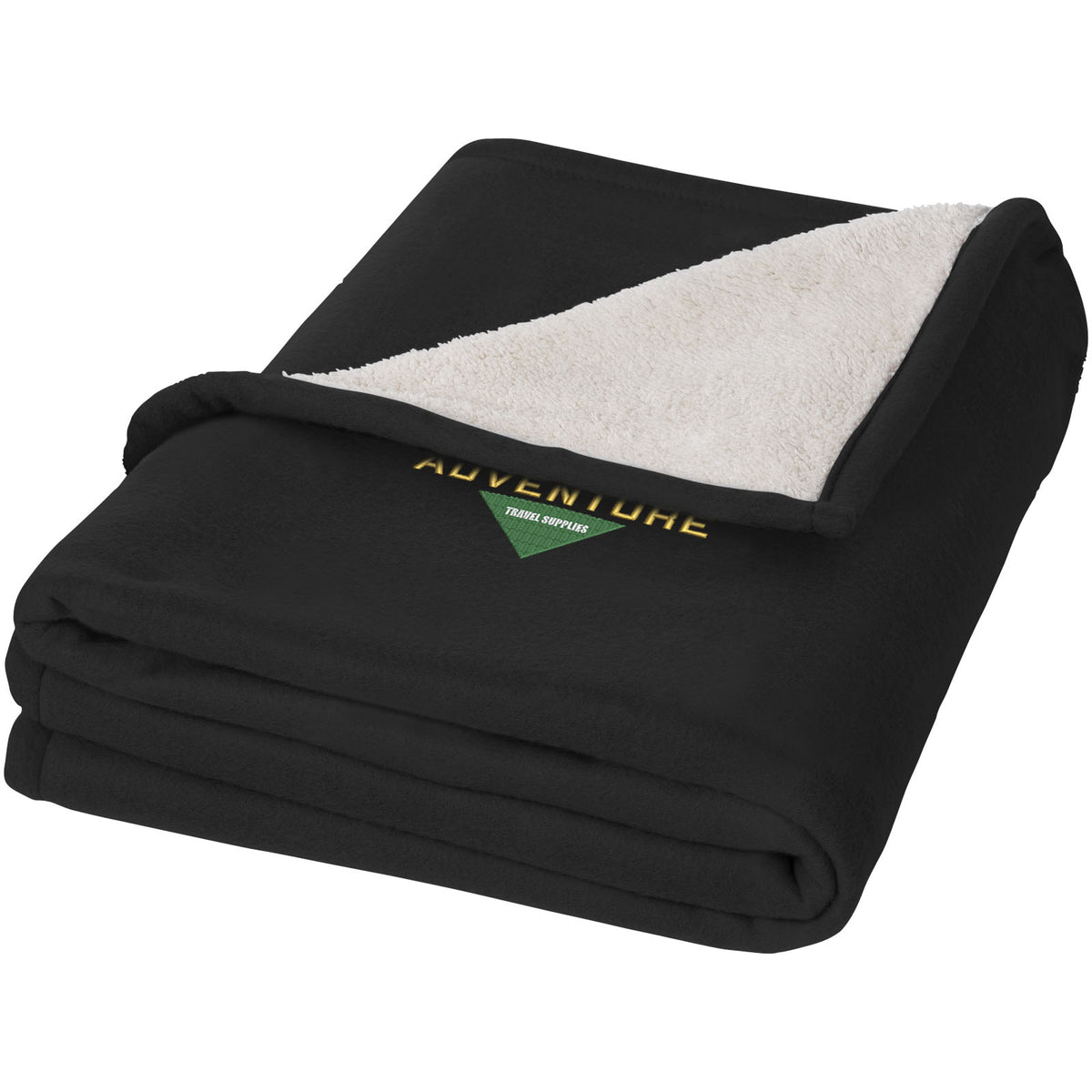 Springwood mjuk rutig filt i polarfleece och sherpafleece