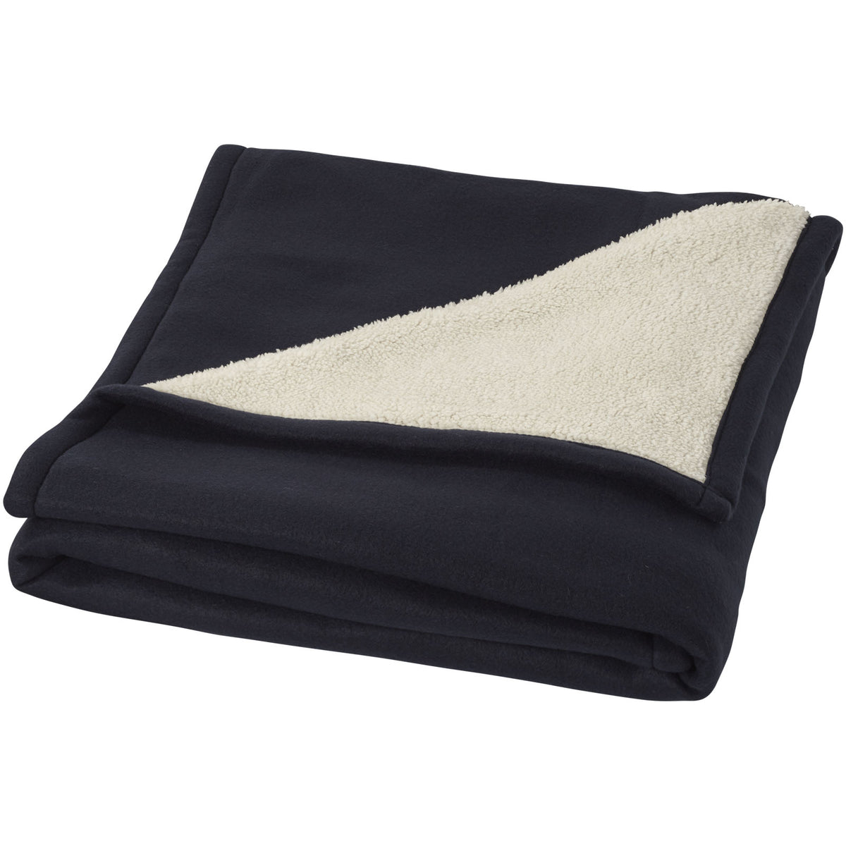 Springwood mjuk rutig filt i polarfleece och sherpafleece
