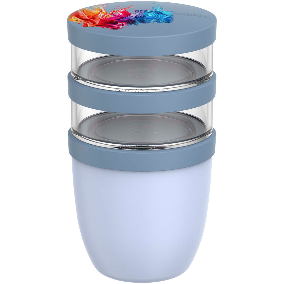 Mepal Ellipse tredelad 500 ml + 2 x 200 ml matlåda