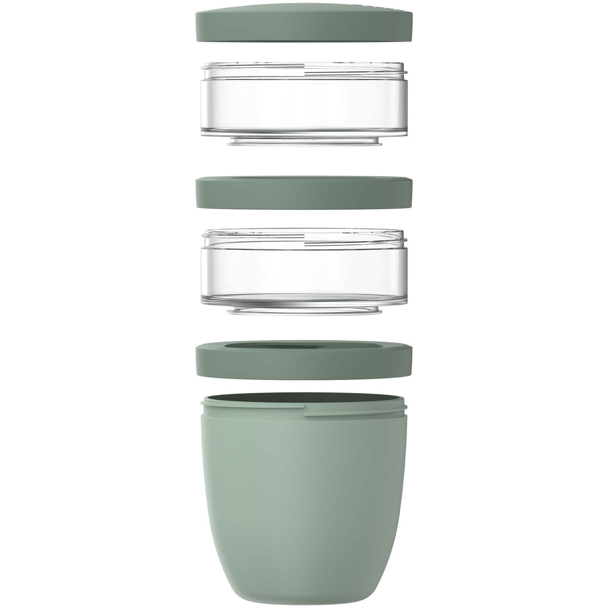 Mepal Ellipse tredelad 500 ml + 2 x 200 ml matlåda