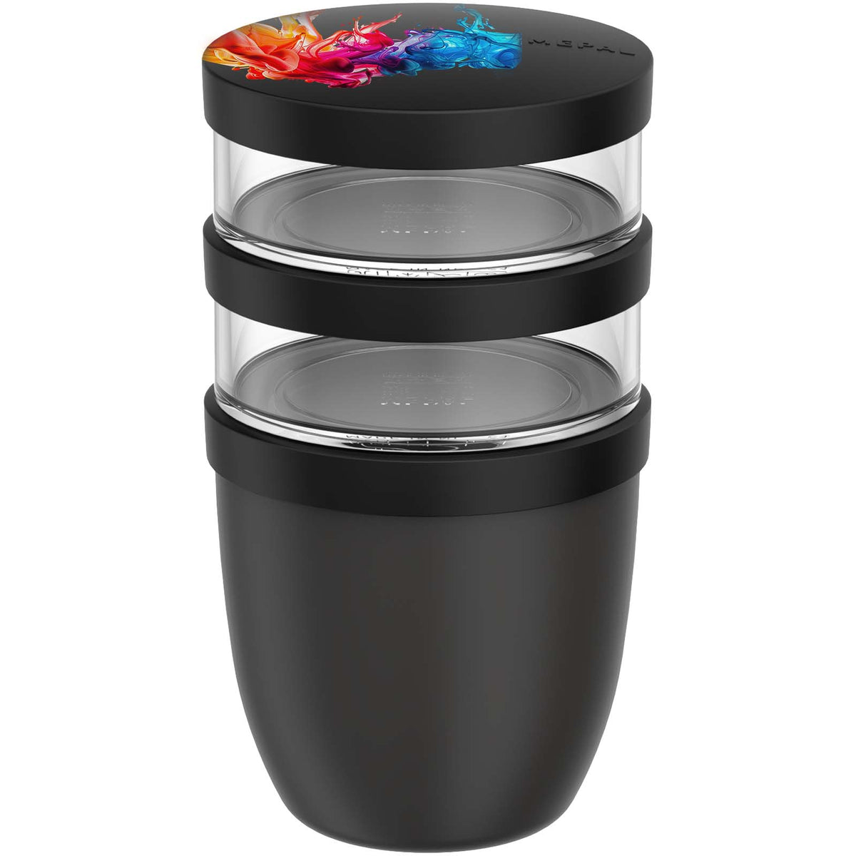 Mepal Ellipse tredelad 500 ml + 2 x 200 ml matlåda