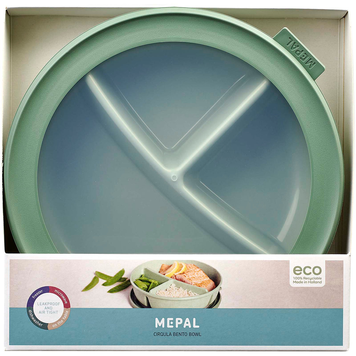 Mepal Cirqula Bento-skål (250+250+500 ml)