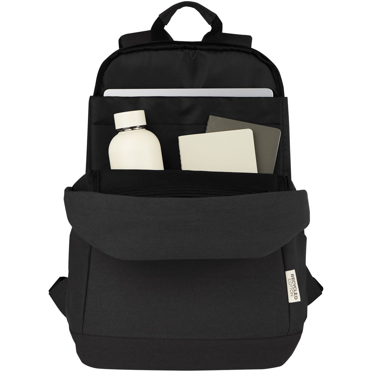 Joey stöldsäker 15,6" laptopväska av GRS-återvunnen canvas 18 liter