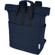 Joey 15" laptopväska med rullstängning av GRS-återvunnen canvas 15 liter