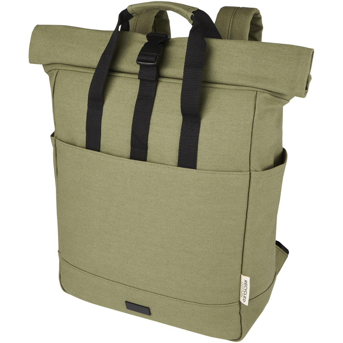 Joey 15" laptopväska med rullstängning av GRS-återvunnen canvas 15 liter