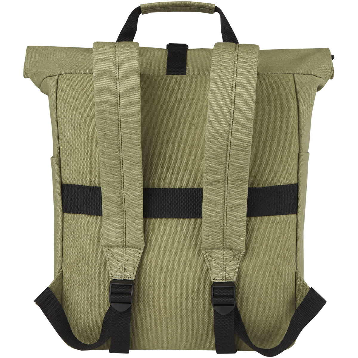 Joey 15" laptopväska med rullstängning av GRS-återvunnen canvas 15 liter