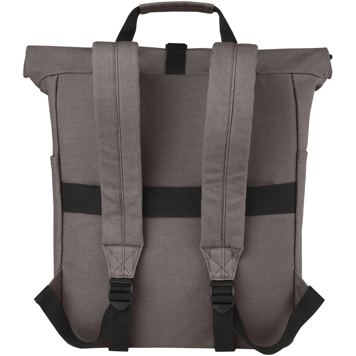 Joey 15" laptopväska med rullstängning av GRS-återvunnen canvas 15 liter