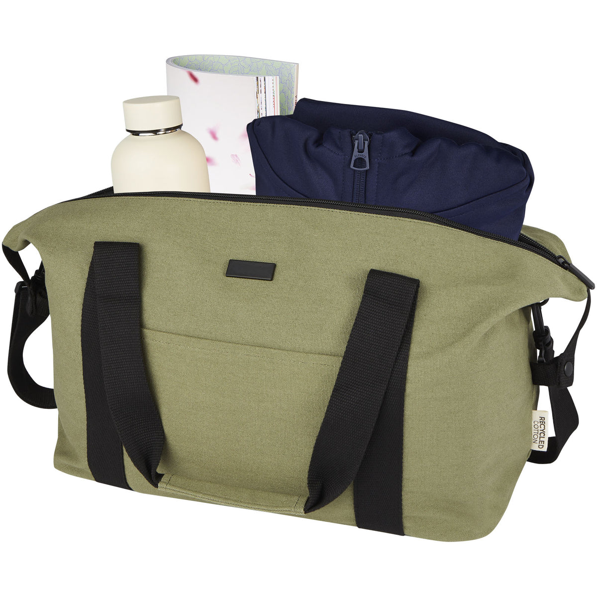 Joey sportduffelväska av GRS-återvunnen canvas 25 liter