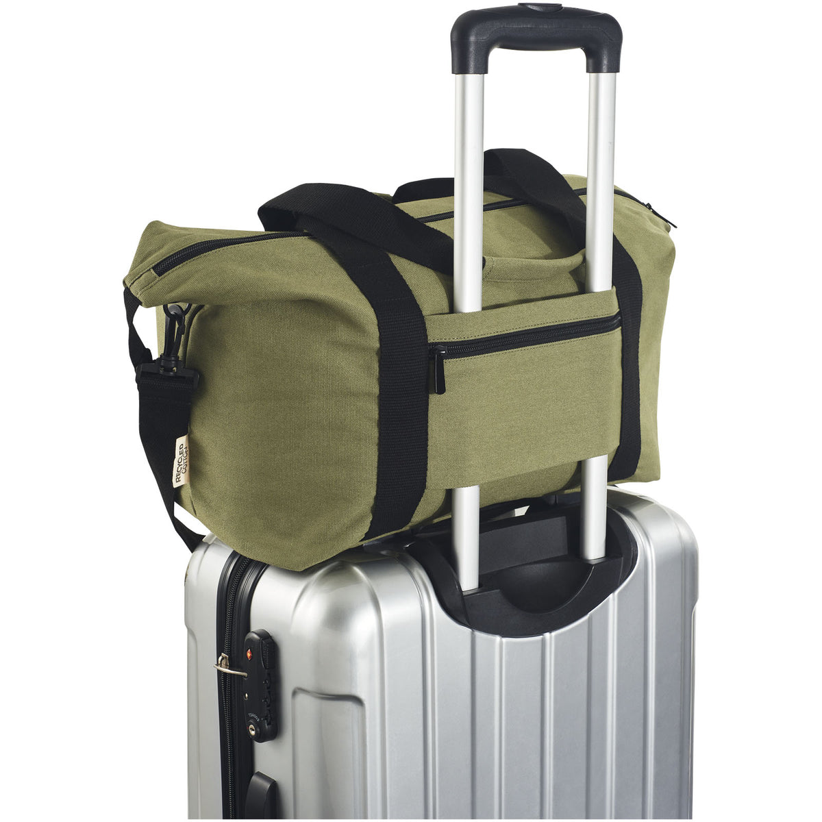 Joey sportduffelväska av GRS-återvunnen canvas 25 liter