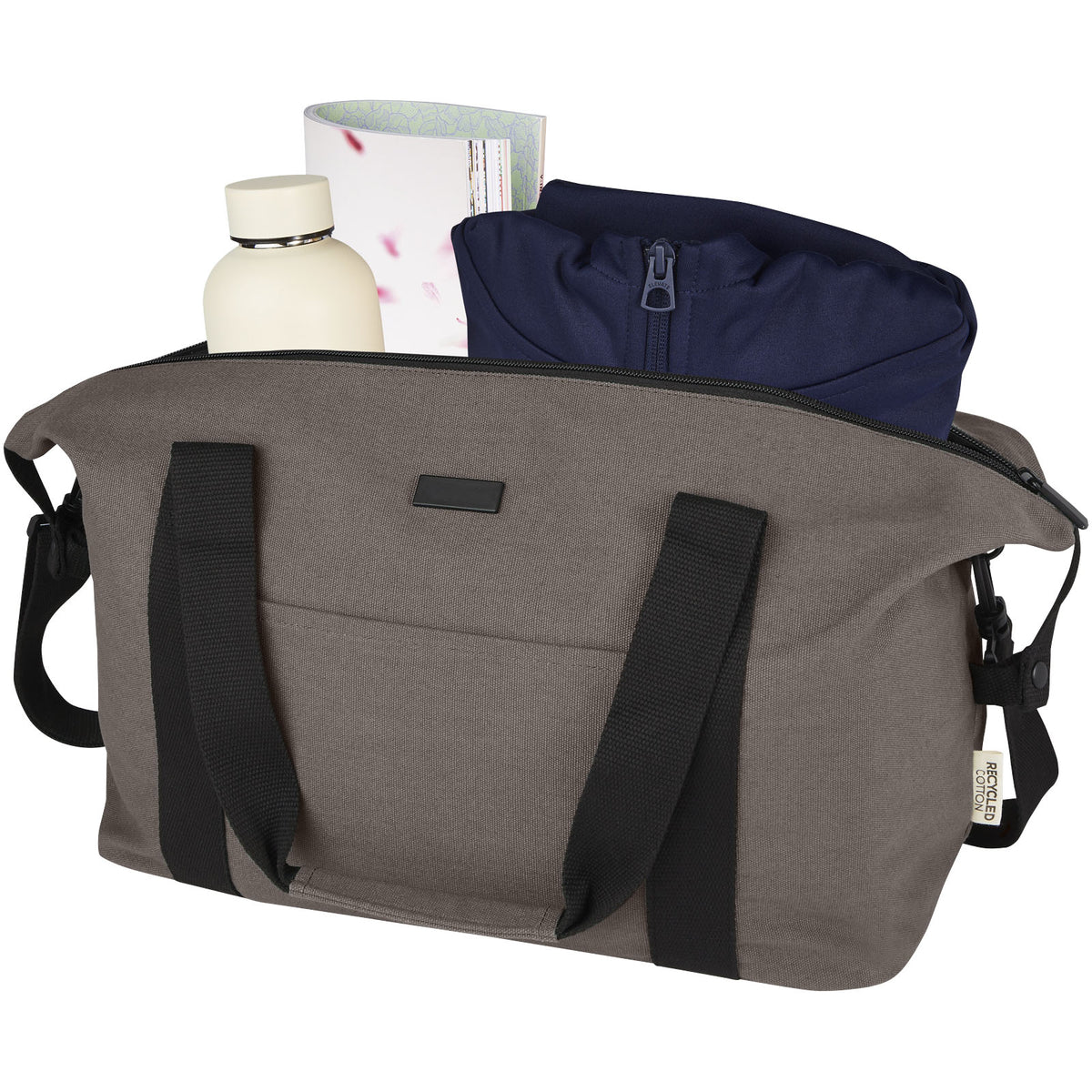 Joey sportduffelväska av GRS-återvunnen canvas 25 liter