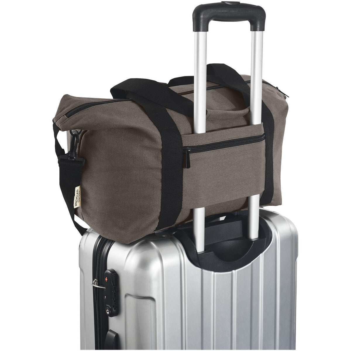 Joey sportduffelväska av GRS-återvunnen canvas 25 liter