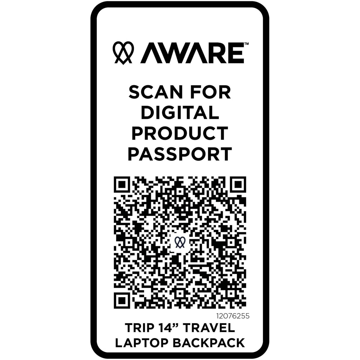 Trip 14" Aware™ laptopväska av återvunnet material på 9 l