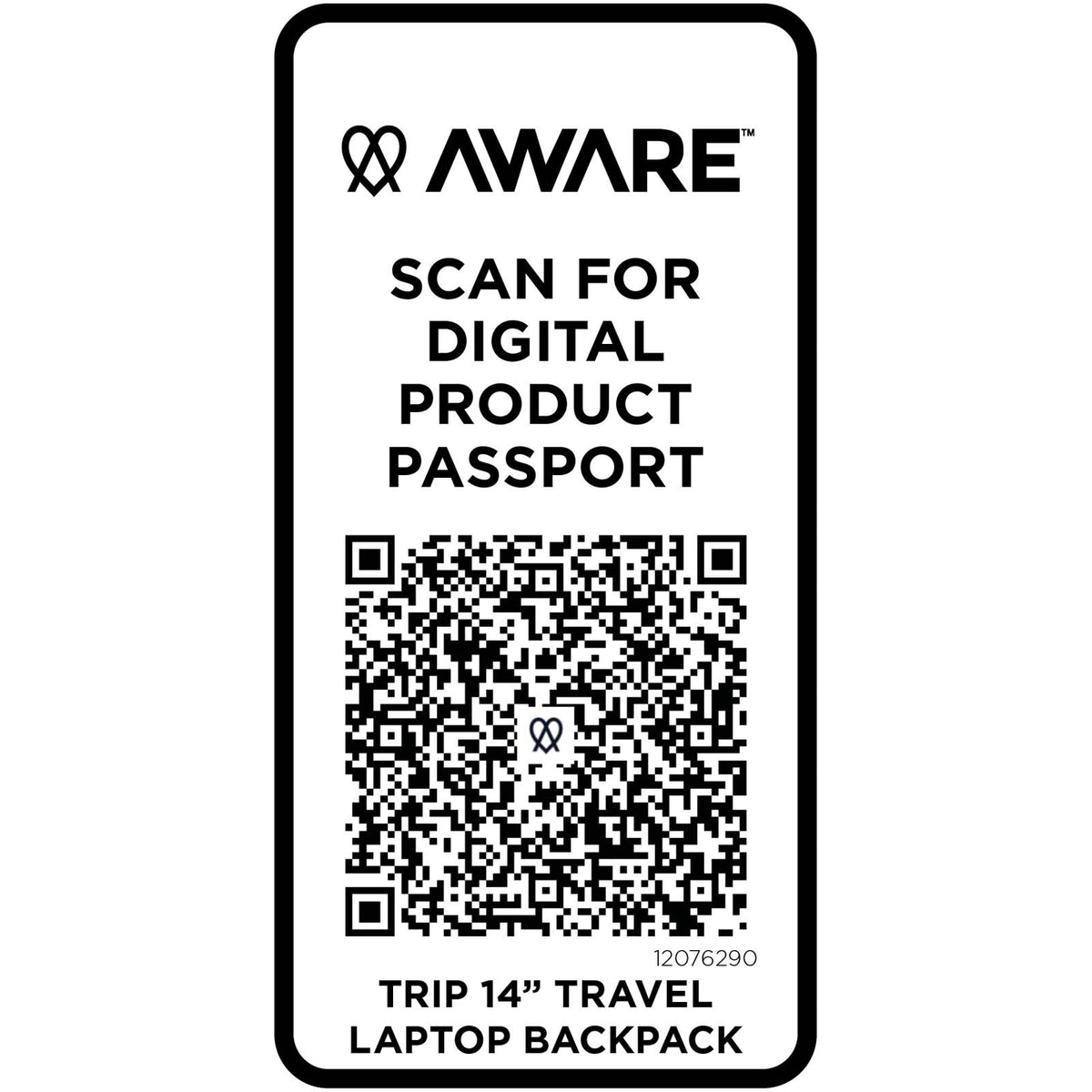 Trip 14" Aware™ laptopväska av återvunnet material på 9 l