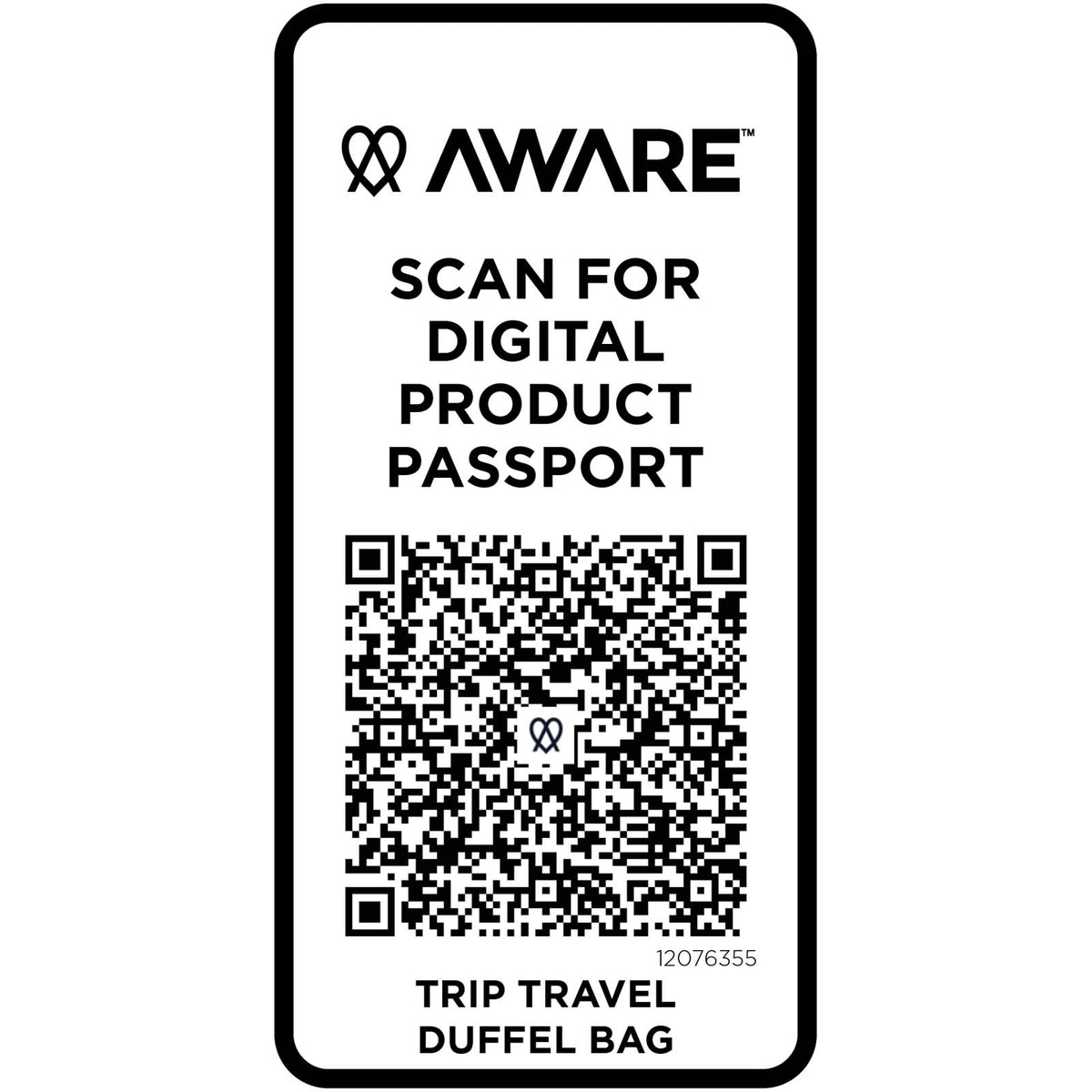 Trip Aware™ duffelväska av återvunnet material på 42 l