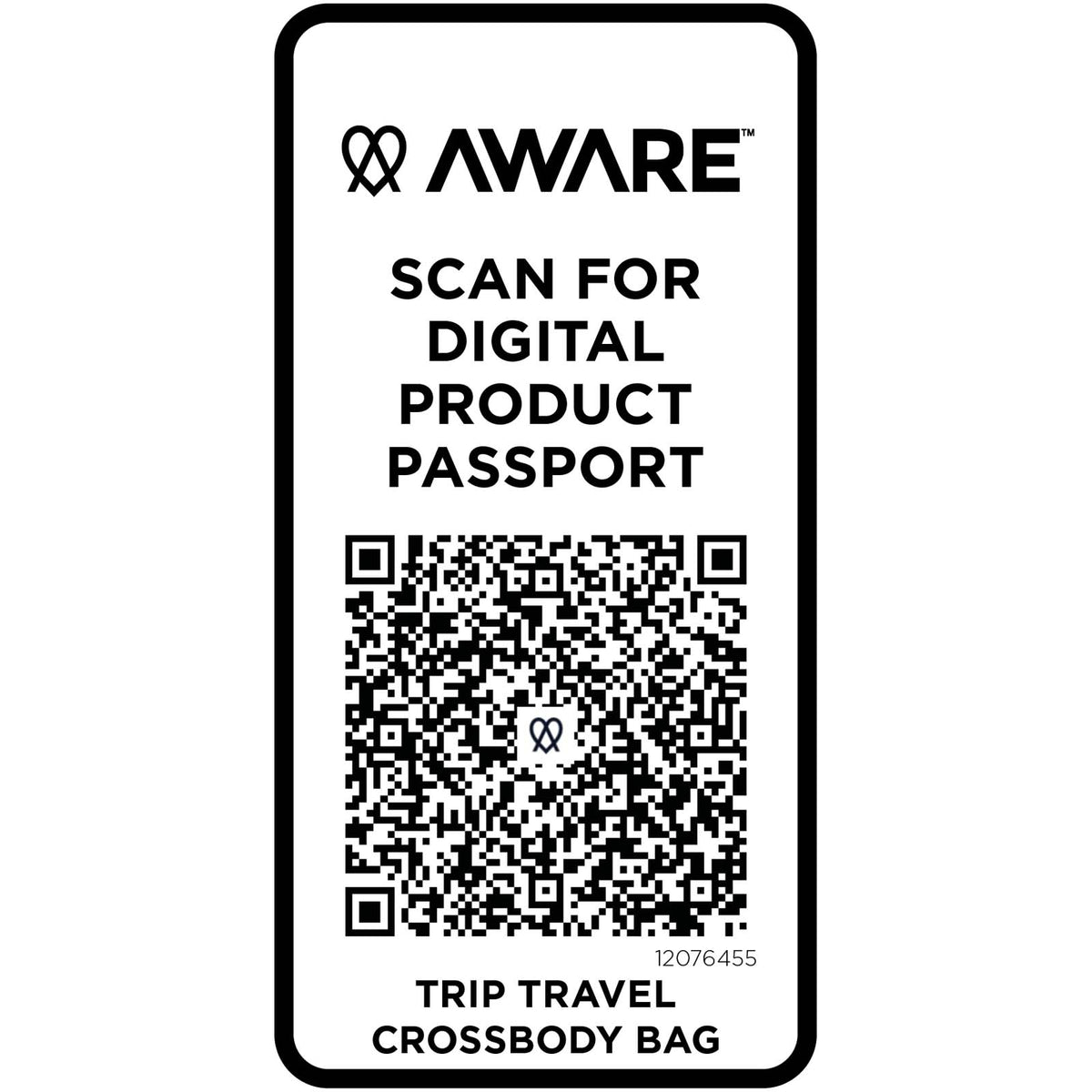 Trip Aware™ axelremsväska av återvunnet material på 1 l