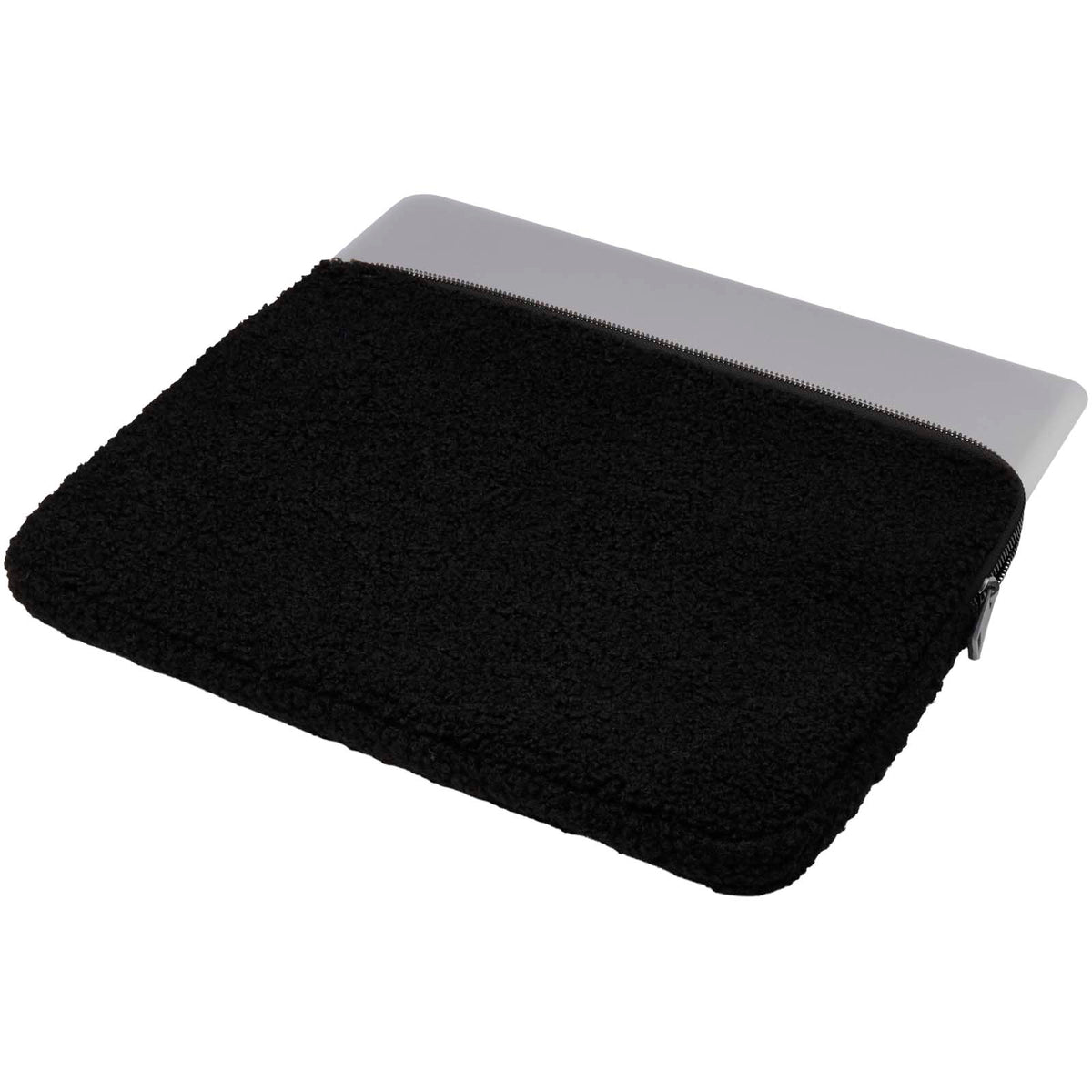 Bear 13" laptopfodral av GRS-återvunnen sherpa, 2 l