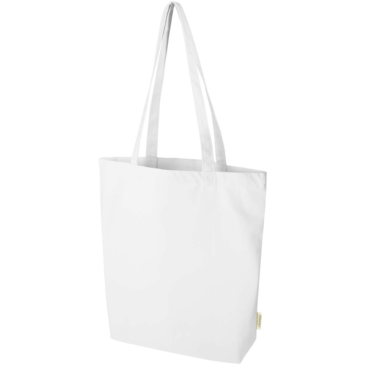 Odisha 180 g/m² tygväska av ekologiskt OCS-material med bred botten, 11 l