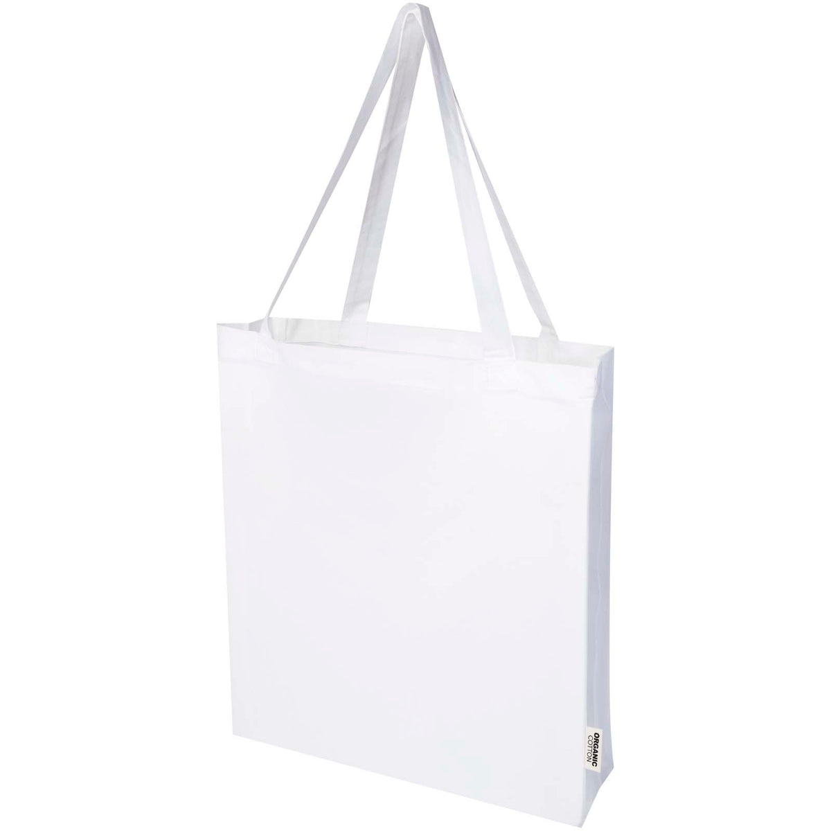 Odisha 180 g/m² tygväska av ekologiskt OCS-material med bälg, 14 l