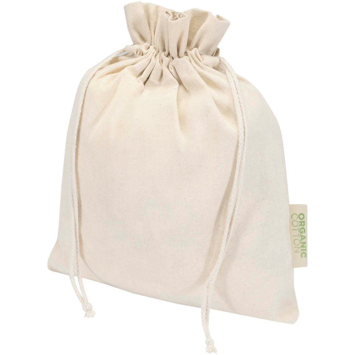 Odisha 140 g/m² presentpåse av ekologiskt OCS-material – 15 x 10 cm