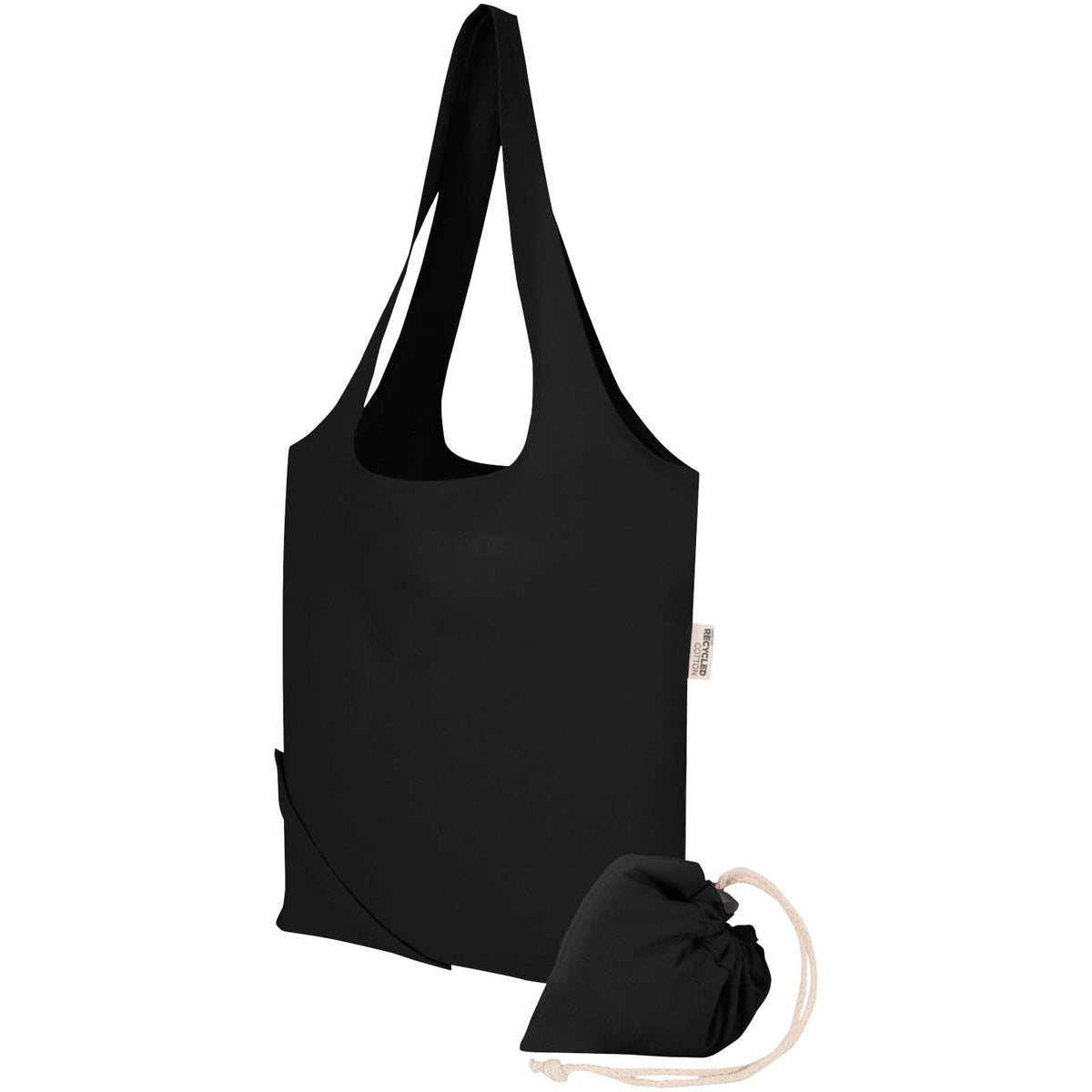 Madras Blend 140 g/m² GRS-certifierad återvunnen vikbar bomullskasse 7 L