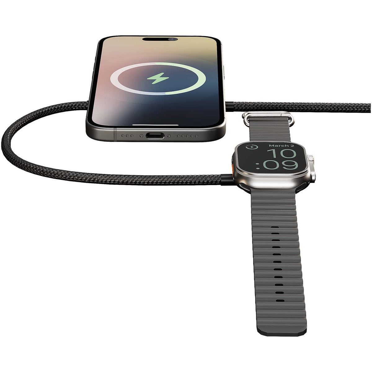 Zens Pro 2 15 W dubbel laddningskabel
