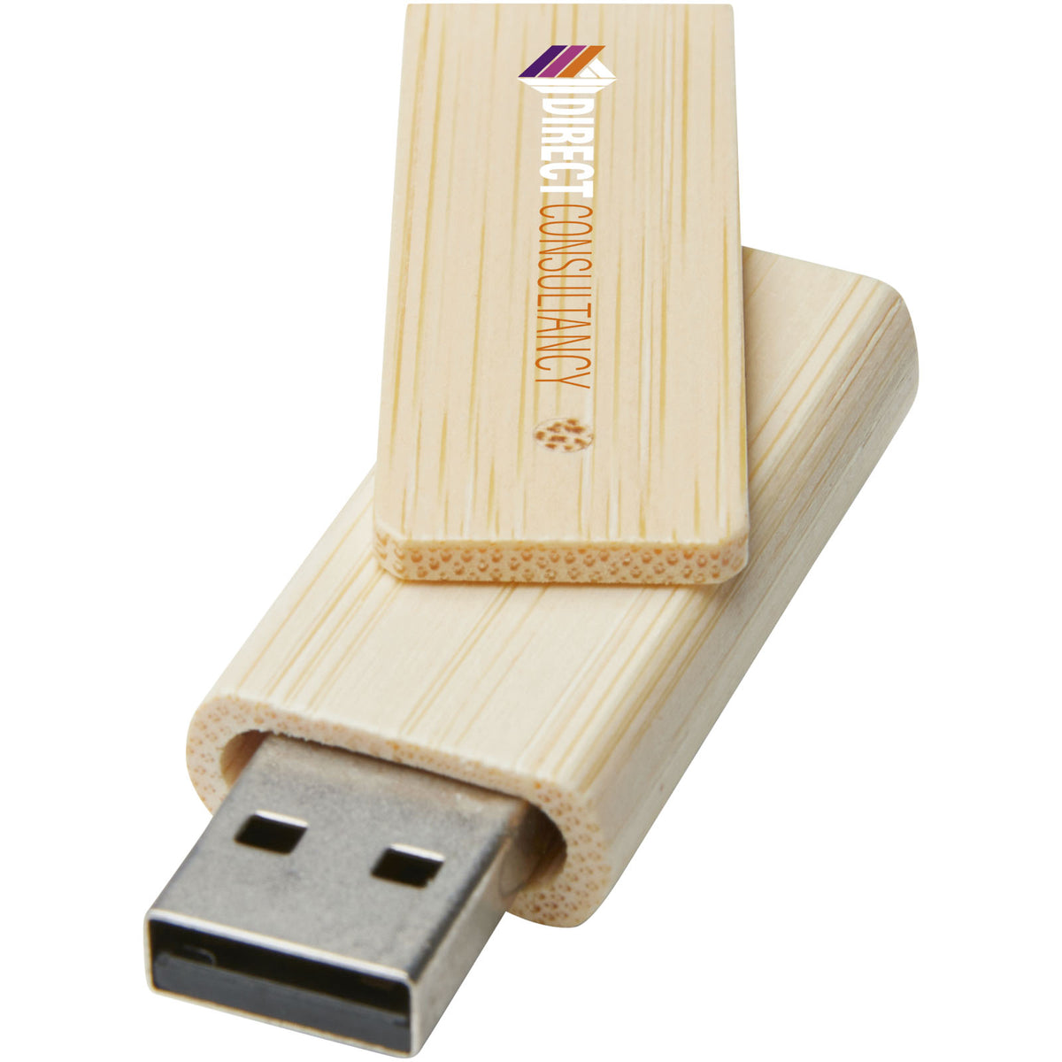 Rotate 16 GB USB-minne i bambu