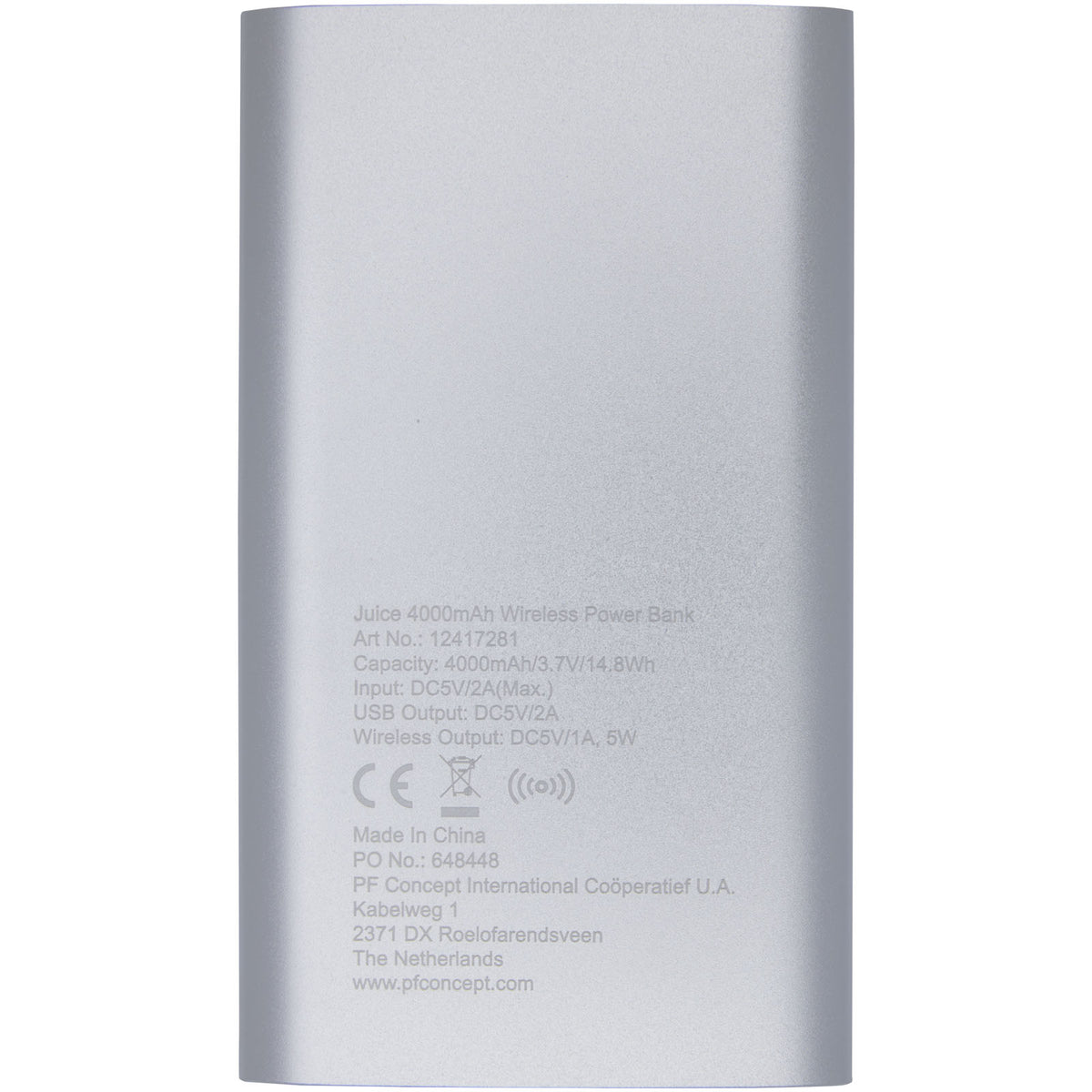 Juice 4 000 mAh trådlös powerbank