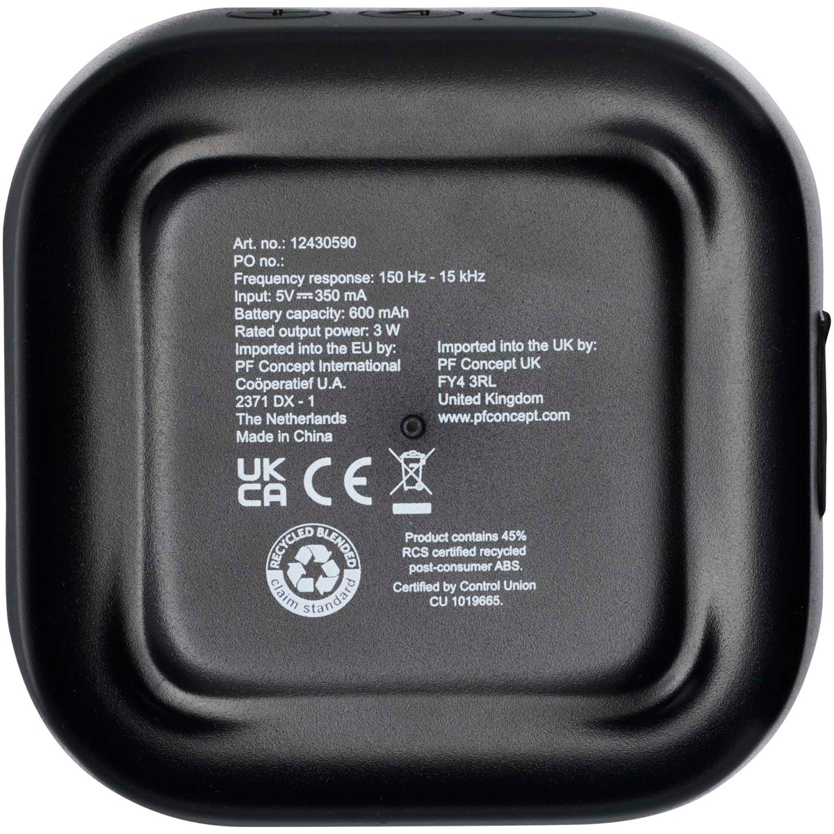 Stark 2.0 mini-Bluetooth®-högtalare av RCS-återvunnen plast på 3 W