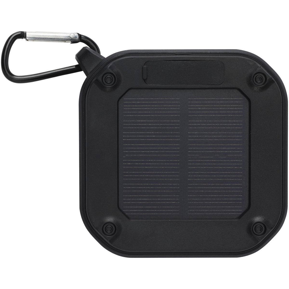 Solo soldriven Bluetooth®-högtalare med karbinhake på 3 W av IPX5 RCS-återvunnen plast