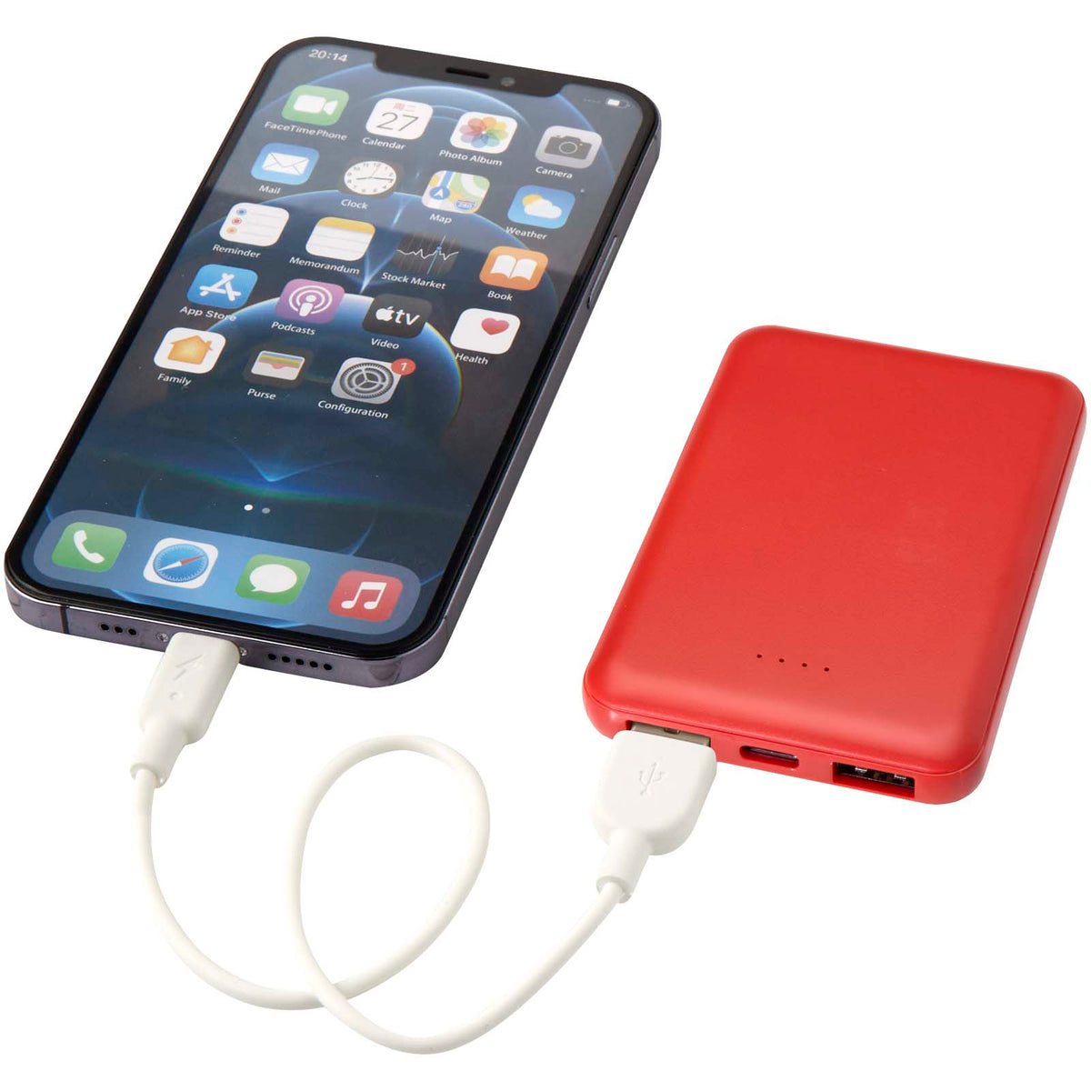 Asama 5 000 mAh Type C-powerbank i återvunnen plast