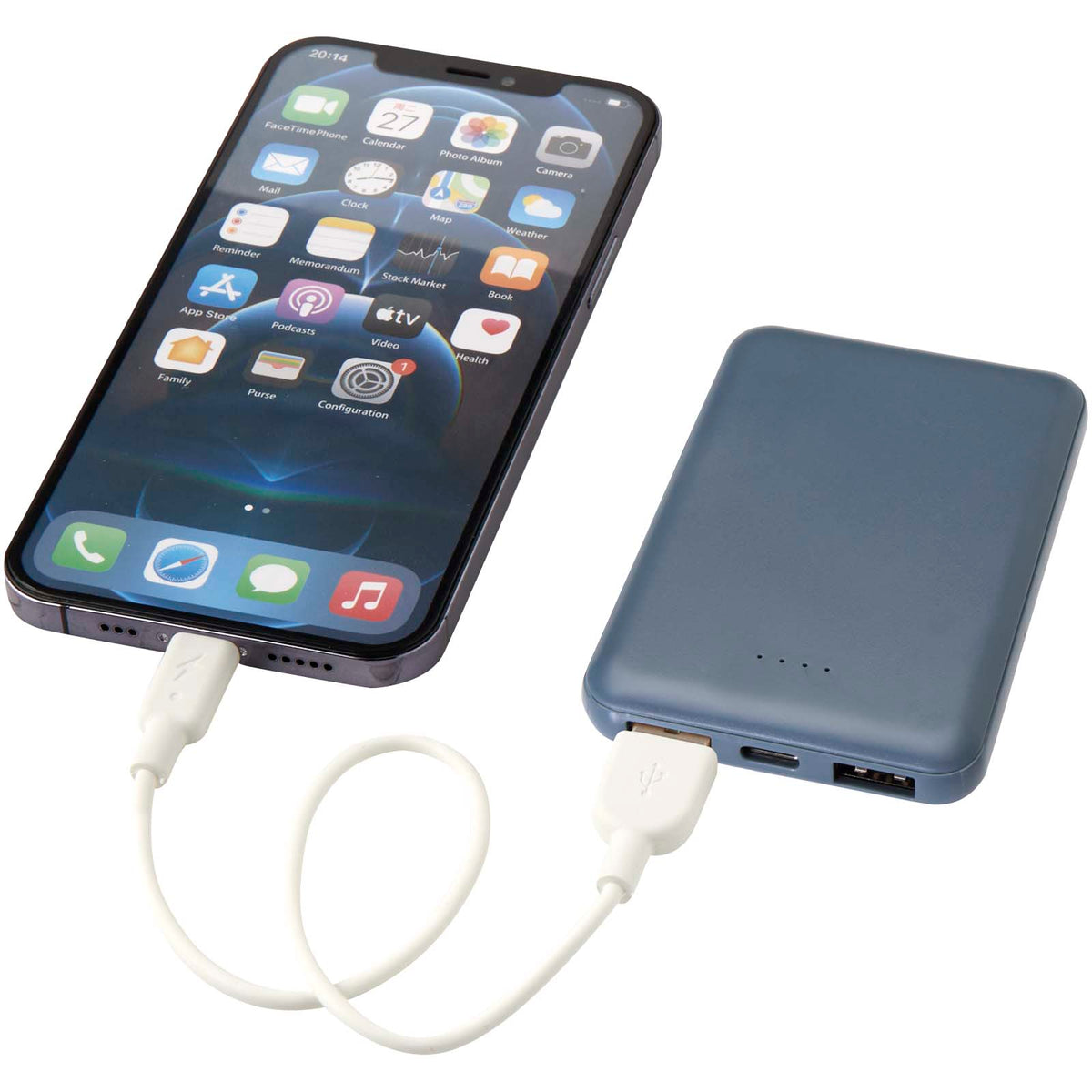 Asama 5 000 mAh Type C-powerbank i återvunnen plast