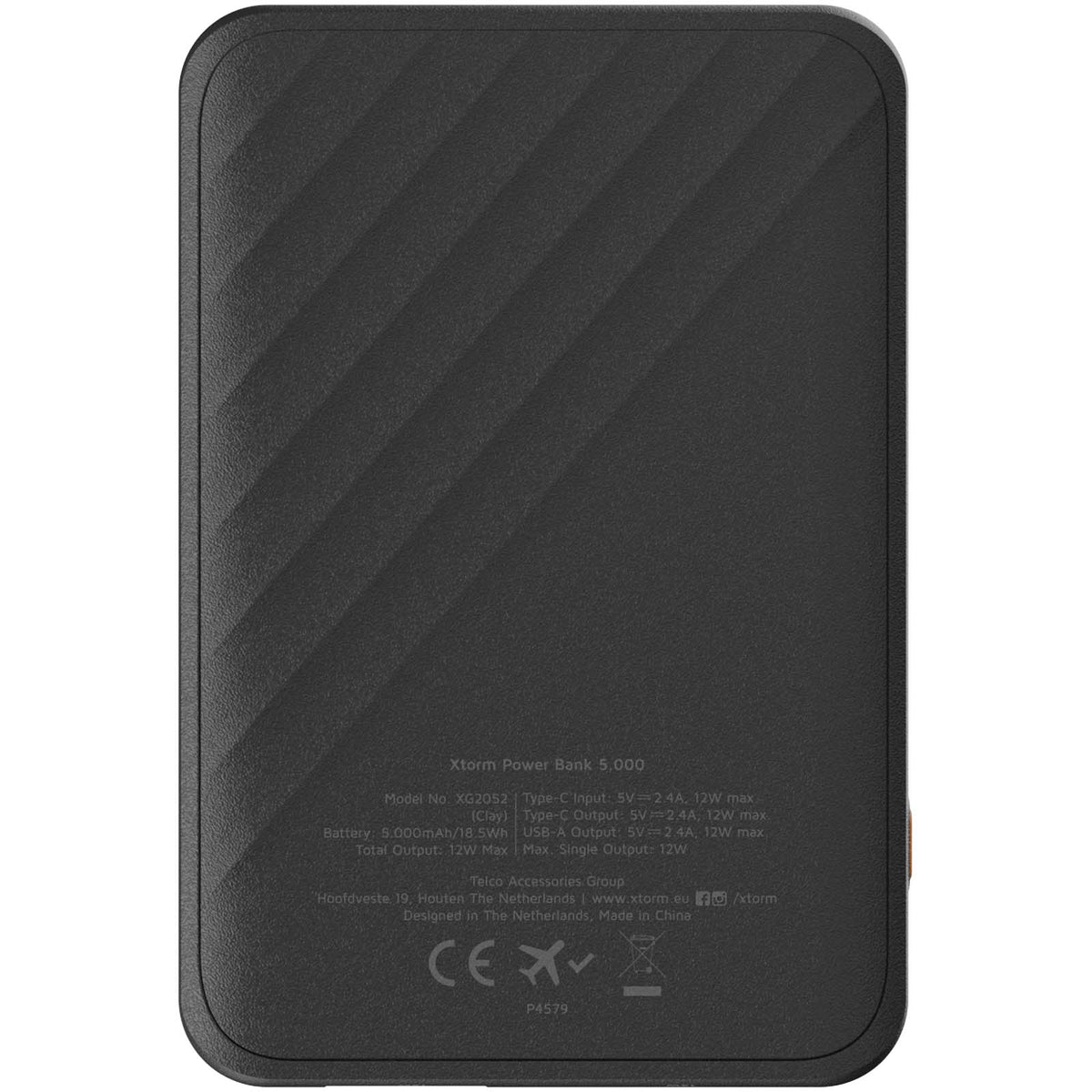 Xtorm XG205 Go2 snabbladdande powerbank på 12 W, 5 000 mAh