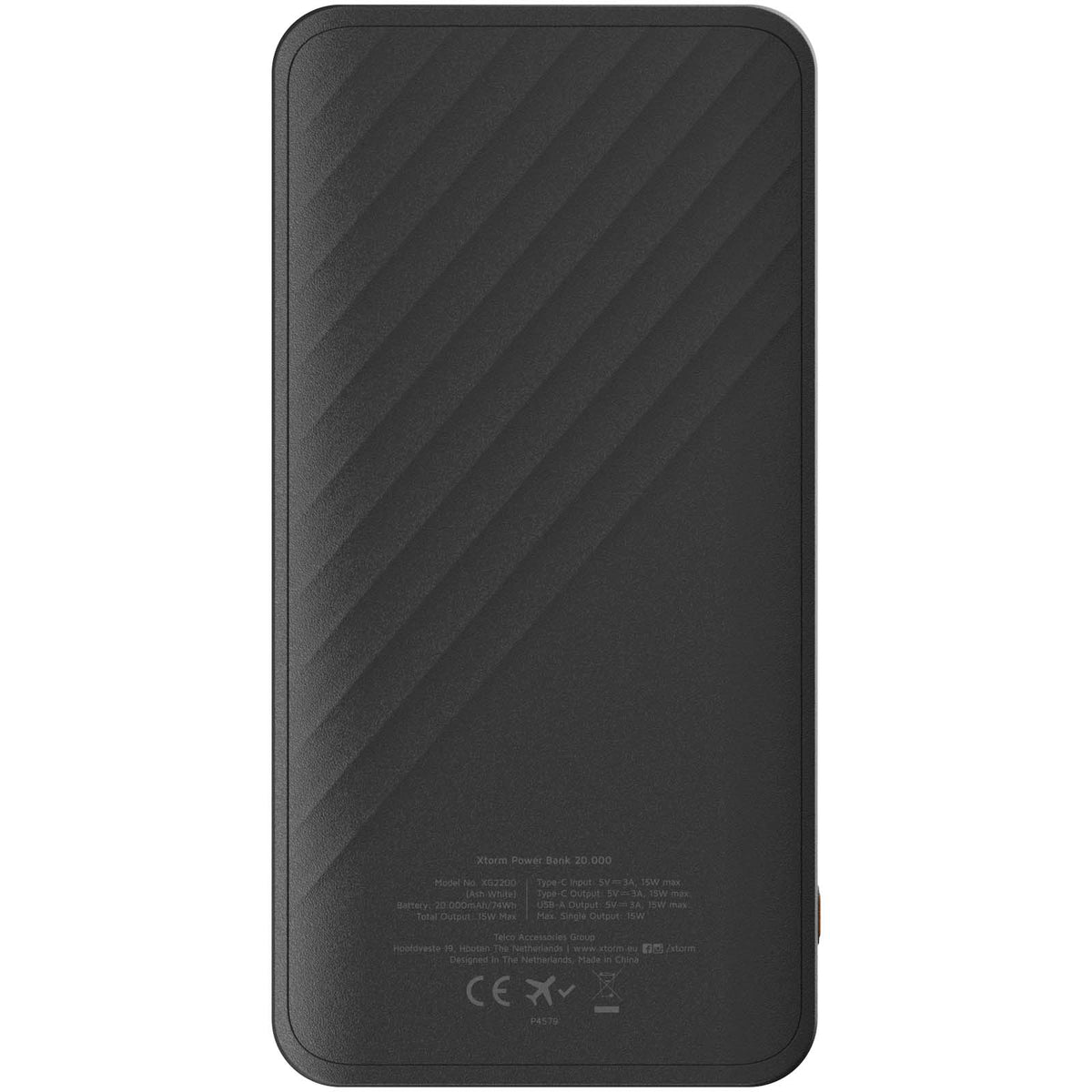 Xtorm XG220 Go2 snabbladdande powerbank på 15 W, 20 000 mAh