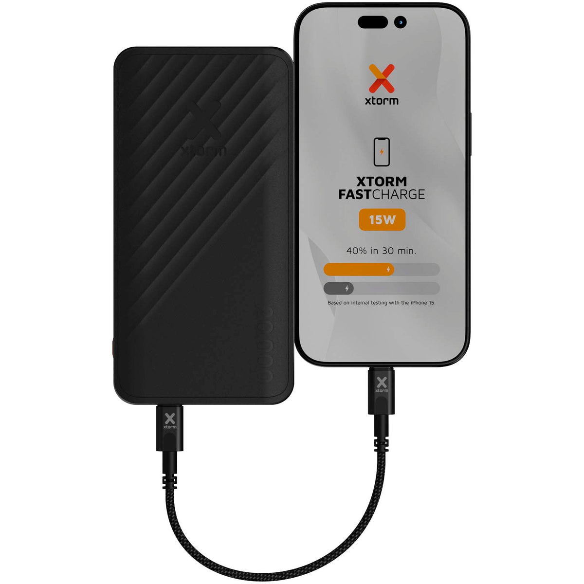 Xtorm XG220 Go2 snabbladdande powerbank på 15 W, 20 000 mAh