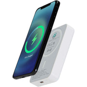 Acrab 10 000 mAh 15 W magnetisk trådlös powerbank med 20 W PD – tillverkad av återvunnen plast
