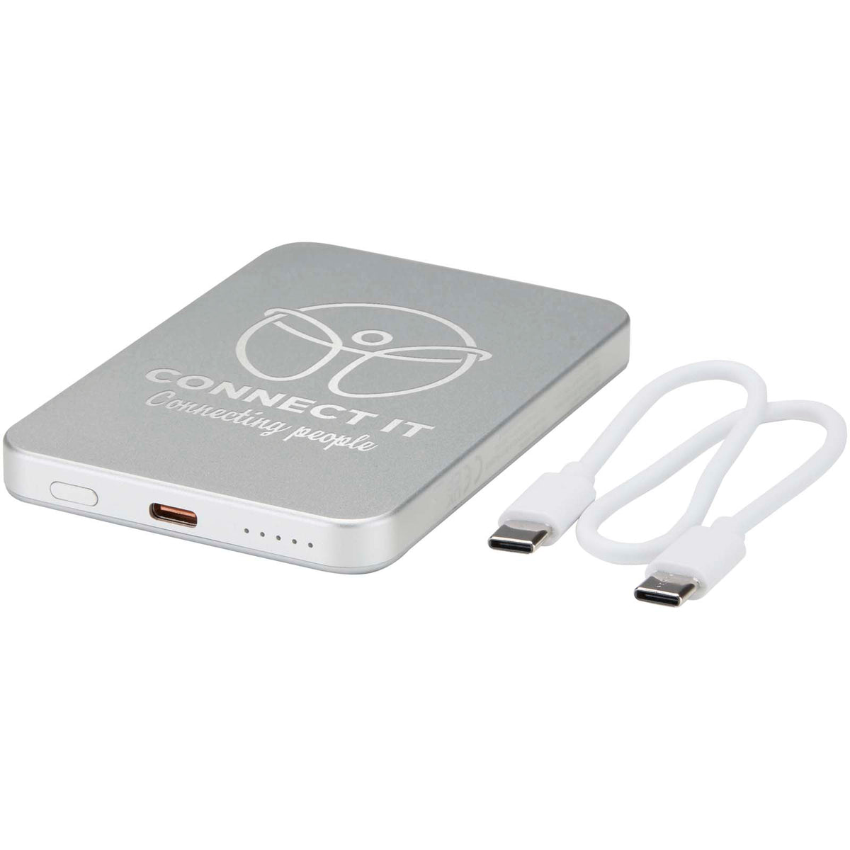 Avis 5000 mAh magnetisk powerbank i RCS-återvunnet aluminium