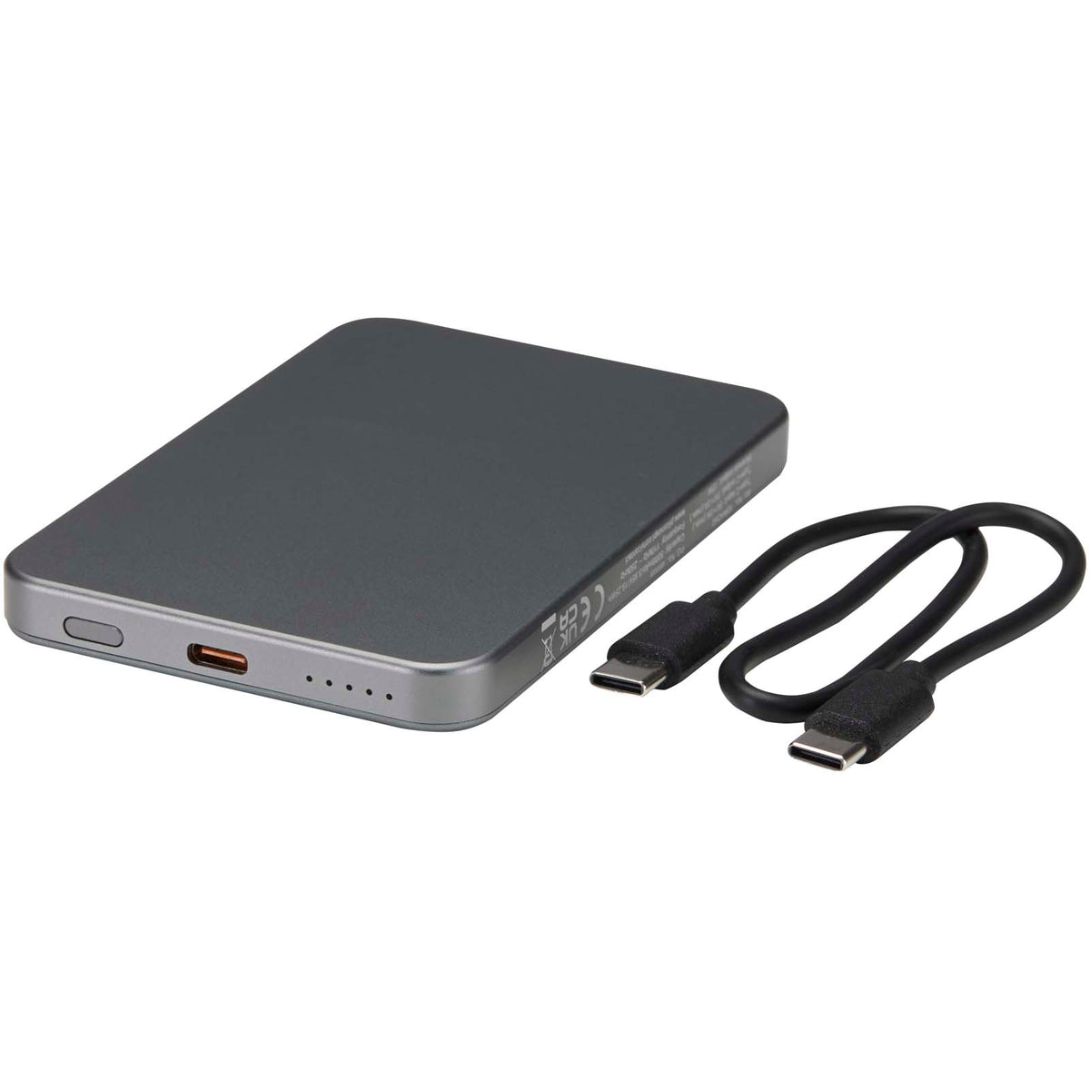 Avis 5000 mAh magnetisk powerbank i RCS-återvunnet aluminium