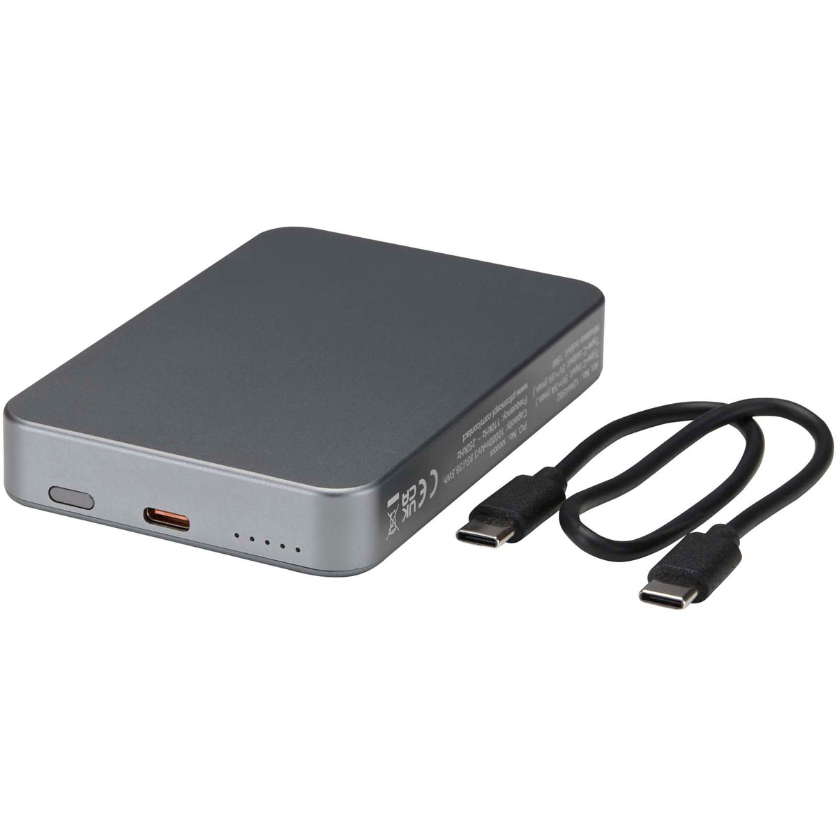 Avis 10 000 mAh magnetisk powerbank i RCS-återvunnet aluminium