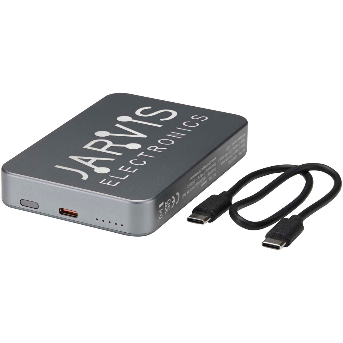 Avis 10 000 mAh magnetisk powerbank i RCS-återvunnet aluminium