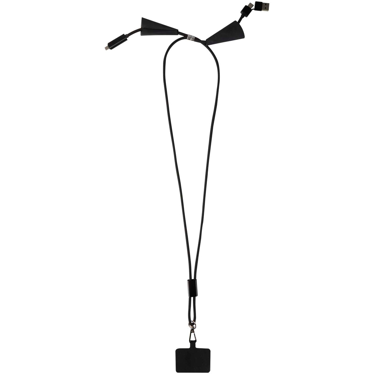 Funi logoband för smartphone av återvunnen plast med inbyggd datasynkroniseringskabel och 100 W snabbladdande 5-i-1-kabel