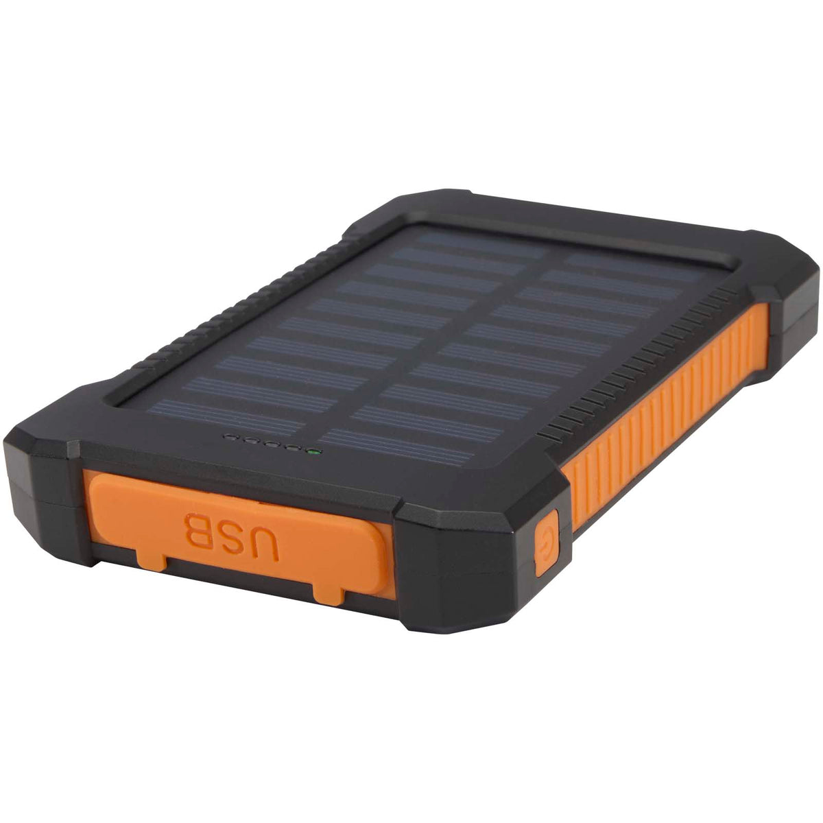 Altair 5 000 mAh 10 W robust solcellspowerbank av återvunnen plast med inbyggd ficklampa
