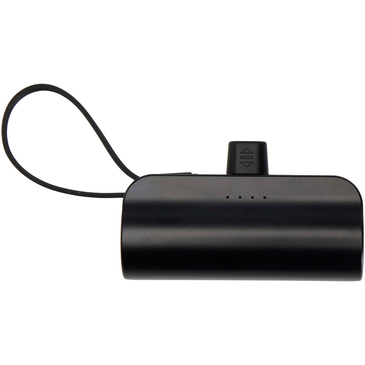 Alnair 5 000 mAh 10 W Type-C powerbank av återvunnen plast med inbyggt flipstativ och 2-i-1-kabel