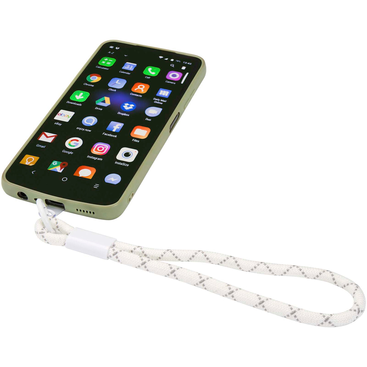 Arich armband för smartphone av återvunnen plast