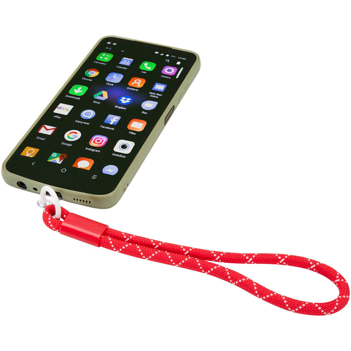 Arich armband för smartphone av återvunnen plast
