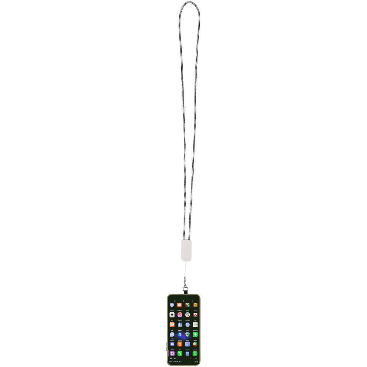 Anser logoband för smartphone av återvunnen plast med inbyggd 5-i-1-kabel på 27 W