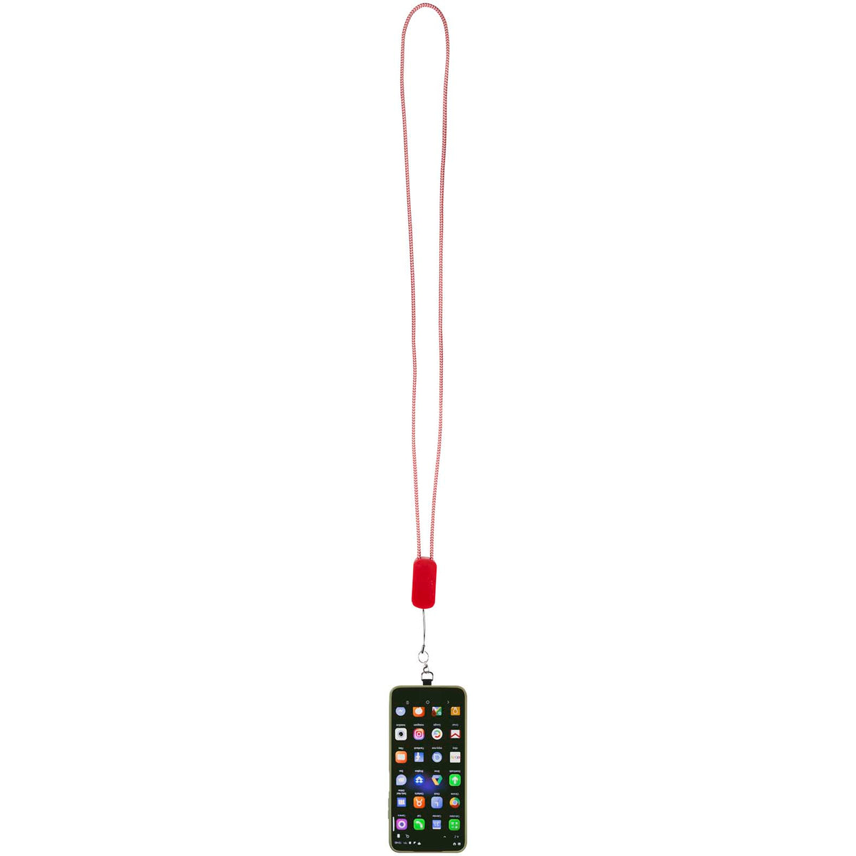 Anser logoband för smartphone av återvunnen plast med inbyggd 5-i-1-kabel på 27 W