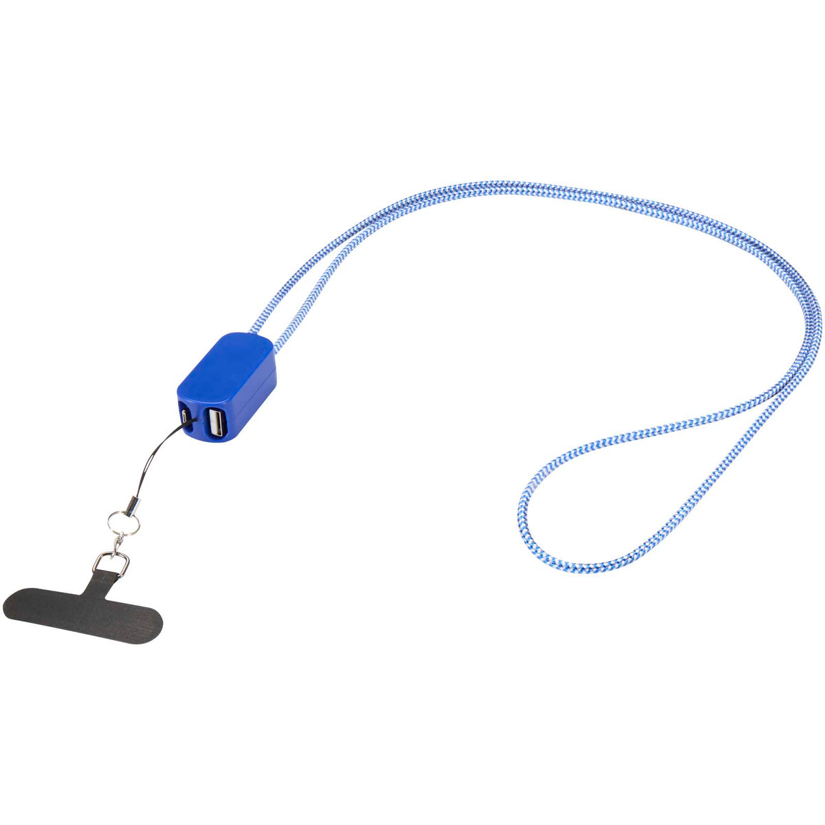 Anser logoband för smartphone av återvunnen plast med inbyggd 5-i-1-kabel på 27 W