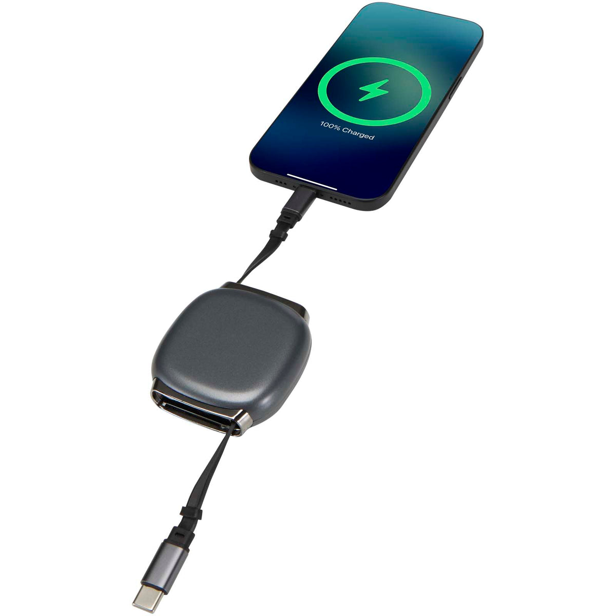 Alphard 100 W infällbar kabel med CarPlay och PD-laddning i återvunnet material