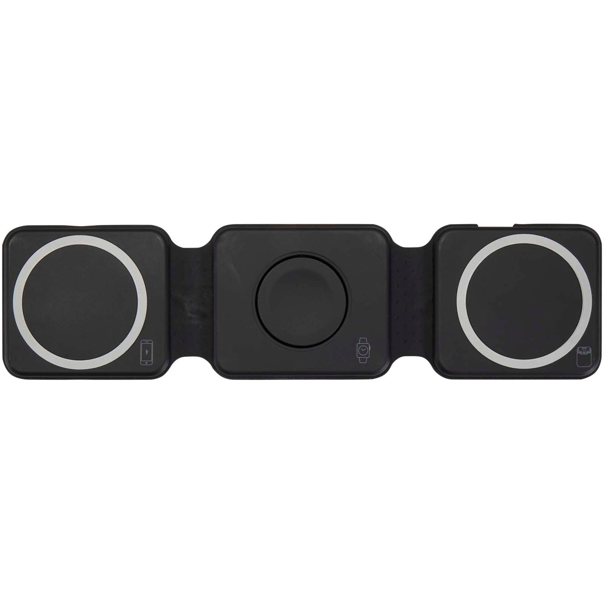 Armus 3-i-1 vikbar trådlös laddare på 15 W av återvunnen plast
